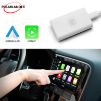 PolarLander  Smart CarPlay Box Car Play Dongle USB Bluetooth Apple Wireless WiFi White Casting Car Machine Adapter Android Auto