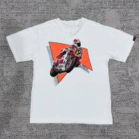 TSHIRT Wayne Rainey riding his 1987 Yamaha YZR500.