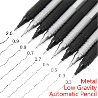 turnliss Kreatif Logam Pensil Mekanikal Alat Tulis Graviti Rendah Pensil Automatik 0.3 / 0.5 / 0.7 /