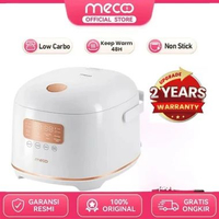 Mecoo Most Aesthetic Rice Cooker Ultra Warm Low Carbo 1.8L 48Hour White