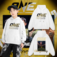 💥 ฮู้ดดี้เด็กป๋าบอล \ ONE Fighting Championship \" Nabil Anane ผ้าCotton Kid's Hoodie #ONE13"