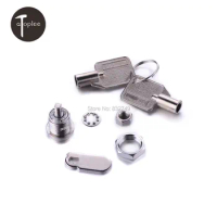 Brand new 1 PCS Zinc Alloy Mechanical Lock Travel Luggage Suitcase Furniture Cabient Door Lock Pick With 2 Keys