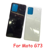 AAAA Quality 10PCS For Motorola Moto G73 Back Cover Battery Case Housing Replacement