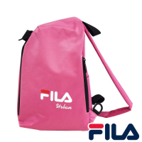 FILA 三角立體單肩包-桃粉色