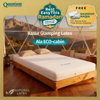Kasur Glamping Latex Quantum ala Eco-Cabin 15 cm 160 x 200