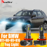 2x H11 H8 Led Fog Lights Headlight Canbus H16 H9 Car Bulb 6000K White Diode Driving Running Lamp 12v 55w For BMW F36 F48 F32 F82