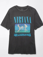 เสื้อยืดผู้ชาย G SS 3RD PARTY NIRVANA SET IN TEE- RGD + NEOMINERAL COLORLOSS สี ดำ