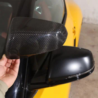 For Toyota GR Supra MK5 A90 219-2022 Real Carbon Fiber Car Rearview Rear View Mirror Cover Decoration Sticker Car Accessories