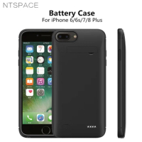 Slim Battery Charger Cover For iPhone 7 8 6 6s Plus Power Bank Case Portable Charging Cover For iPhone 8 7 6 6s Battery Cases