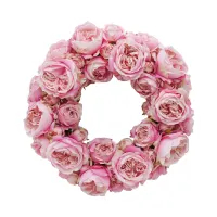Arthome 43 Cm Bunga Artifisial Mawar - Pink