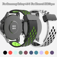20mm 22mm Watch Strap For Samsung Watch 3 4 5 5Pro Magnetic Buckle Band For Garmin Vivoactive 4 3 Forerunner 965 255 265 745 645