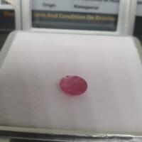 NATURAL RUBY ORANGY RED NO HEATED 1.71 CT