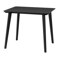 LISABO 桌子, 黑色, 88x78 公分