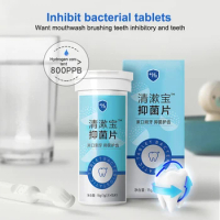 1Bottle Hydrogen Water Tablets,Inhibit Bacterial Tablets Brushing Teeth Inhibitory And Teeth，800PPB Max