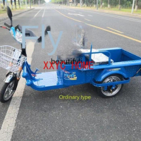 Electric Tricycle Adult Home Use Freight Car Express Flat Small Battery Tricycle Pick up Children