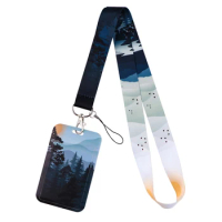 Peak Lanyard For Key Chain ID Credit Card Cover Pass Mobile Phone Charm Neck Straps Badge Holder Key Ring Novel Accessories