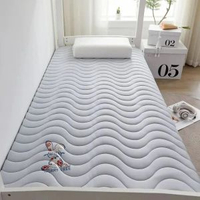 加厚床墊尺寸70x170家用床褥0.9米80x180x60x160x110x190x140大豆款-抗菌床墊-兔兔灰（舒適款）80*180cm