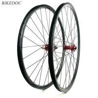 BIKEDOC 26er Carbon MTB Wheelset 24MM*24MM Cross Country Tubeless Wheel