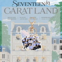 Seventeen Acrylic Key Chain CARAT LAND FAN MEETING Transparent Keyrin