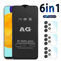 6in1 Matte Tempered Front Glass For Samsung A52 A52s 5G Screen Protector Full Cover Camera Glass For Samsung A50S A51 A53