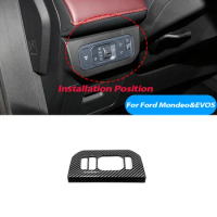 For 2022 Ford Mondeo EVOS Car Headlight Control Adjustment Decorative Frame ABS Sequins