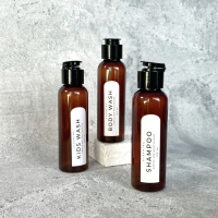 Botol AMBER TUTUP JAMUR 100ML Aesthetic Bottle Organizer TRAVEL SIZE AMBER