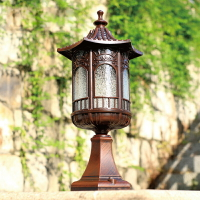圍墻燈柱頭燈墻頭燈戶外燈庭院燈明清復古老式 防水