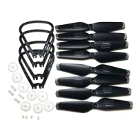 4D-V12 Propeller Props Protective Frame Spare Part for 4DRC V12 mini Drone RC Quadcopter Main Blade Wing gear Accessory