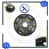Black Cutter Disc Metal Trimmer Head with 4 Trimmer Nylon Lines