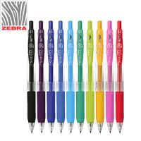 Zebra SARASA JJ15 Gel Pens 4pcs/lot Push Clip Color Gel Ink Pen Signing Pen For Office & School Supp