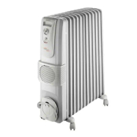 【福利品】迪朗奇十二片熱對流暖風葉片式電暖器(KR791215V)