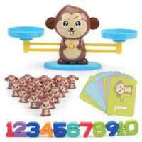FASTKIDS Mainan Edukasi Anak Timbangan Berhitung - Belajar Sambil Bermain Monkey Balance