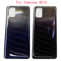 Battery Cover Rear Door Case Housing For Samsung M31S M317 Back Cover with Logo Repair Parts