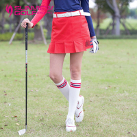 SVG高爾夫春夏新款女士翹臀設計多褶下擺半裙棉防走光運動短裙