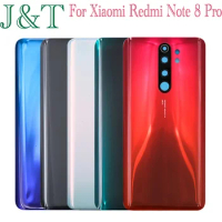 For Xiaomi Redmi Note 8 Pro Battery Cover Rear Glass Battery Door Note 8 Housing Replacement Parts