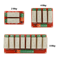 1 2 4 8-Way High Level Trigger DC Control DC Solid-State Relay Module Electric Relay Solid State 5A Relay Board for Arduino