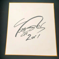 Yuzuru Hanyu Autographed signed Shikishi Card Art Board 27*23 cm J-POP RARE F
