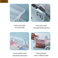 [LGG]HEINO Box Obat Kotak Penyimpanan Kotak Obat Portable Plastic Storage Box Simple Multifunctional