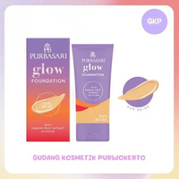 Purbasari Glow Foundation 30 ML - Foundation Ringan, Anti Oksidan & UV Filter Natural Beige
