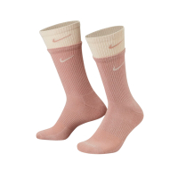 Nike 襪子 Everyday 男女款 粉 單雙入 雙層襪 雙勾 中筒襪 長襪 小腿襪 DD2795-609
