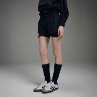 【MARDI MERCREDI】運動短褲 黑色 防風 二合一 WINDBREAKER TWO-IN-ONE SHORTS