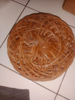 Piring Lidi Anyaman Coklat 1 PCS