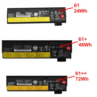 61 61+ 61++ Original Laptop Battery 01AV423 01AV424 01AV425 01AV427 01AV490 For Lenovo ThinkPad T470 T480 T570 T580 P51S P52S