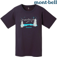Mont-Bell Wickron 女款 排汗衣/圓領短袖 1114482 Blue Lake 藍湖 PUNV 海軍藍紫