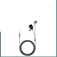 領夾式麥克風直播話筒耳機 (1代3.5MM圓孔耳機麥克風一體【1.5米】)