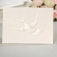 12set fairy tale theme pigeon Card leave message cards Lucky Love valentine Christmas Party Invitation Letter envelope