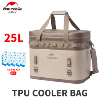Naturehike Camping Cooler Box Thermal Food Drink Ice Chest Freezer Portable Picnic Refrigerator Car Beach Fishing Large Capacity