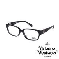 【Vivienne Westwood】立體土星龐克款光學眼鏡(黑 VW269_01)