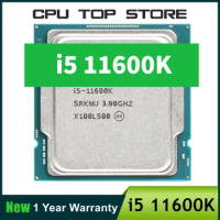 NEW Intel Core i5 11600K Processor 3.9GHz Six-Core Twelve-Thread CPU L3=12M 125W LGA 1200 H510 Motherboard