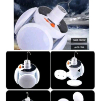 Solar emergency charging lamp 2029